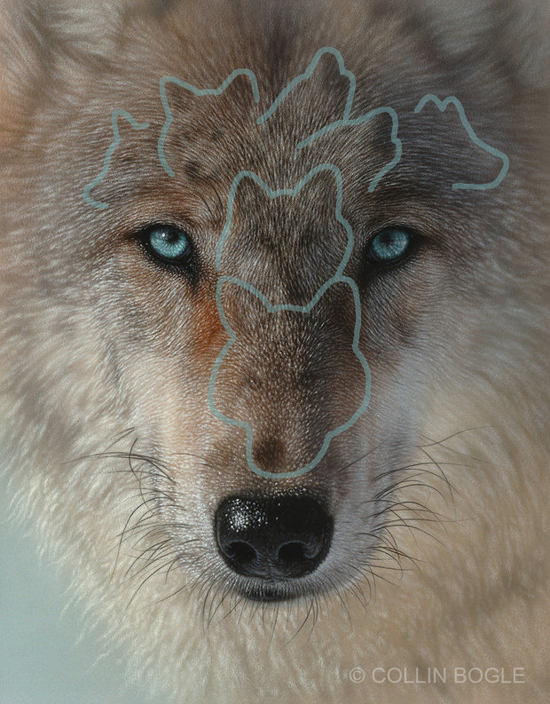 Inner Wolf Pack Original Painting